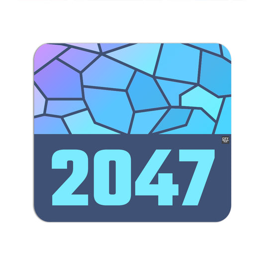 2047 Year Mousepad (Navy Blue)