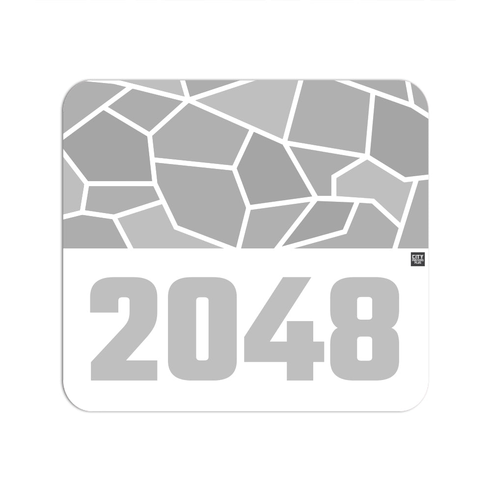 2048 Year Mousepad (White)