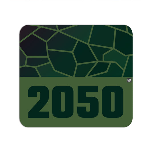 2050 Year Mousepad (Olive Green)