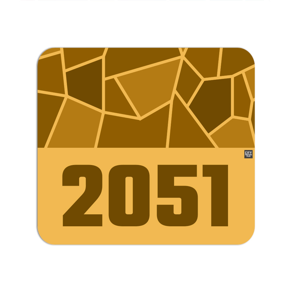 2051 Year Mousepad (Golden Yellow)