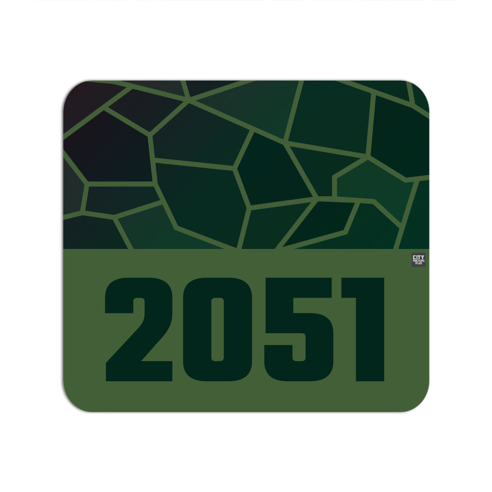 2051 Year Mousepad (Olive Green)