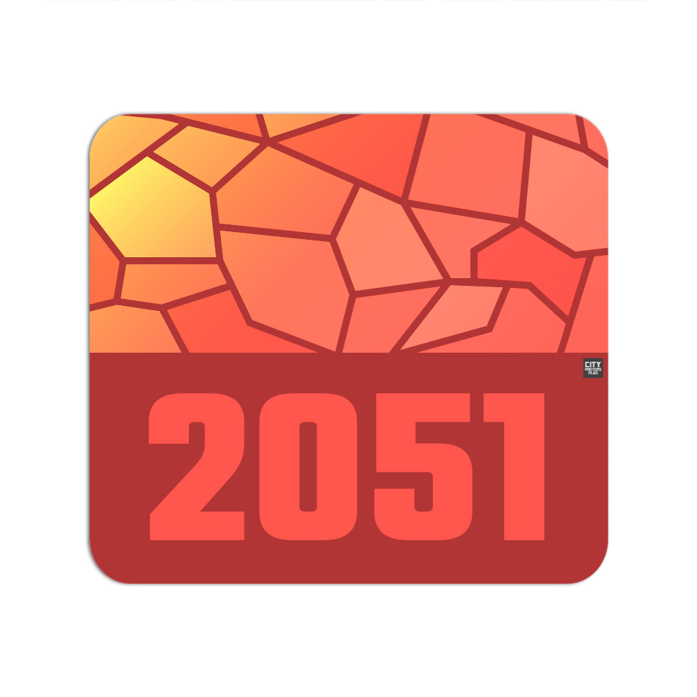 2051 Year Mousepad (Red)