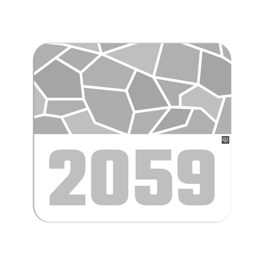 2059 Year Mousepad (White)
