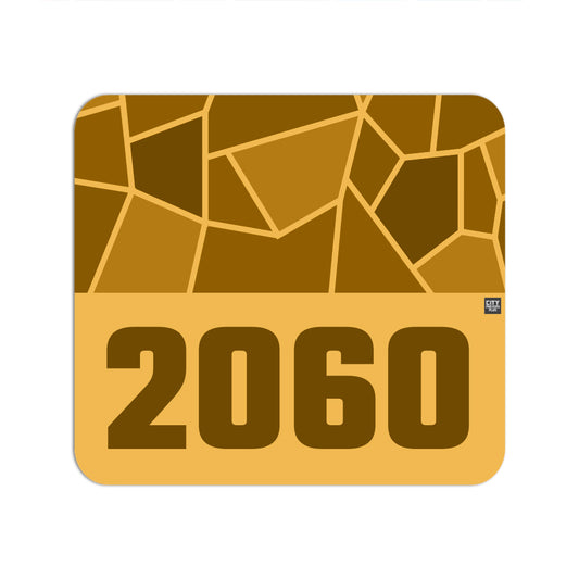 2060 Year Mousepad (Golden Yellow)