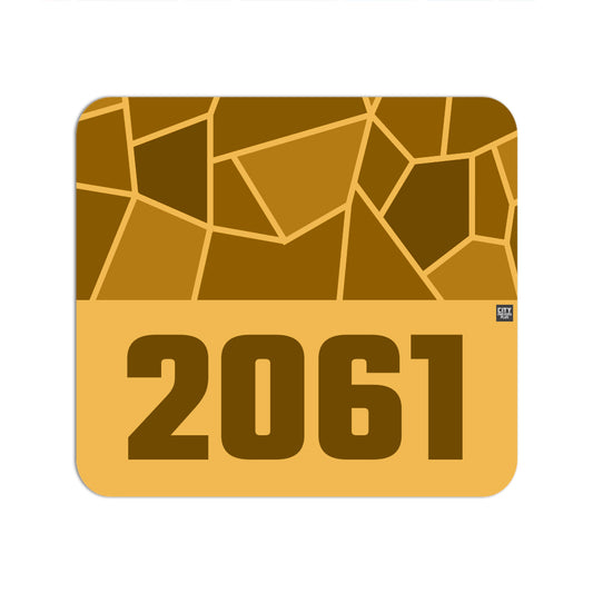 2061 Year Mousepad (Golden Yellow)