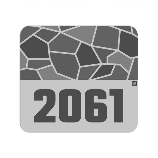 2061 Year Mousepad (Melange Grey)