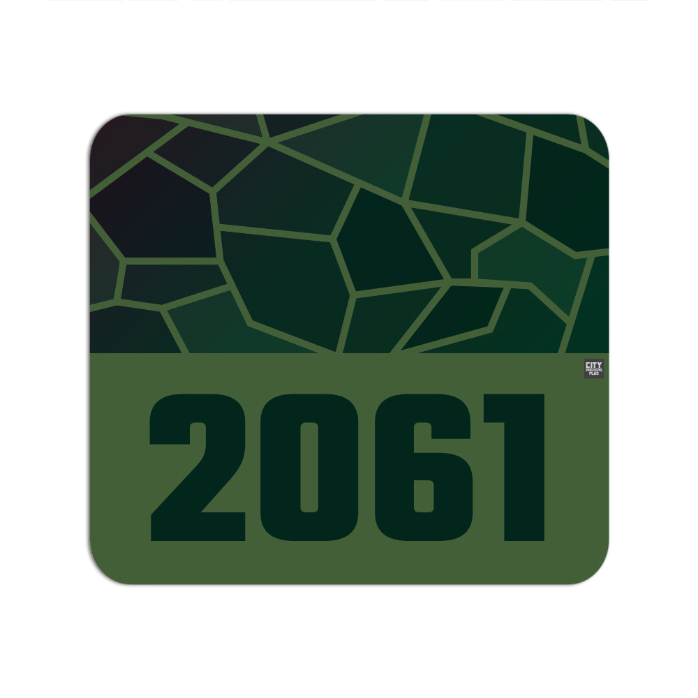 2061 Year Mousepad (Olive Green)