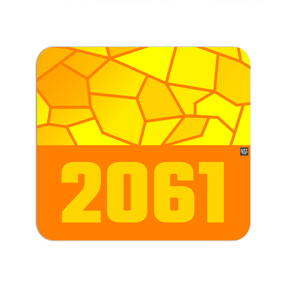 2061 Year Mousepad (Orange)