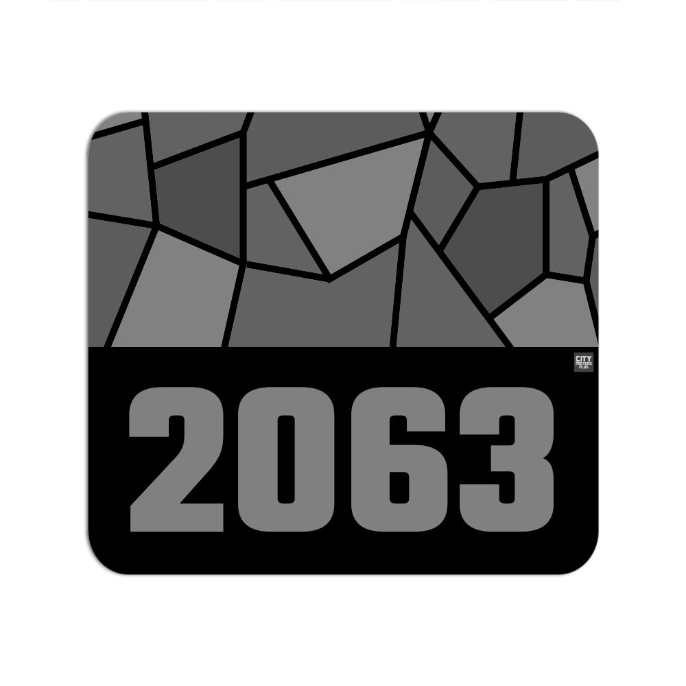 2063 Year Mousepad (Black)