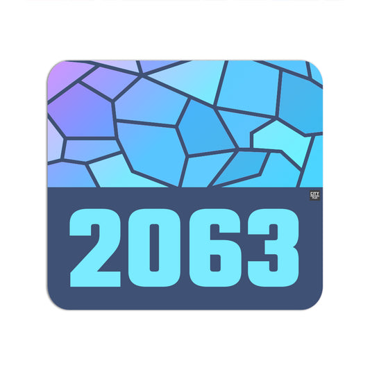2063 Year Mousepad (Navy Blue)