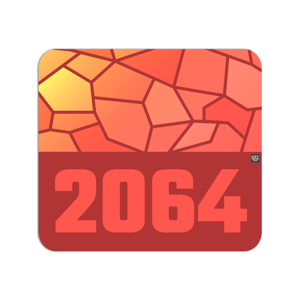 2064 Year Mousepad (Red)