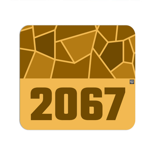 2067 Year Mousepad (Golden Yellow)