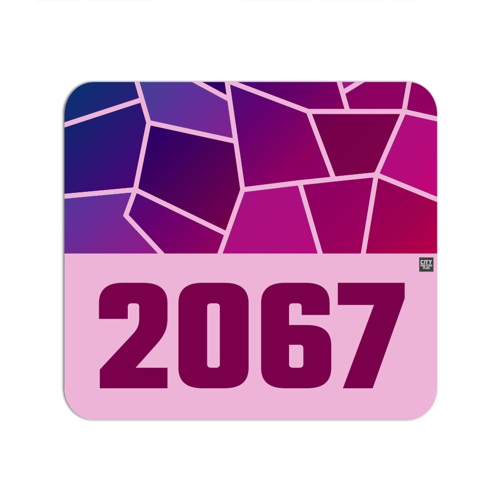 2067 Year Mousepad (Light Pink)