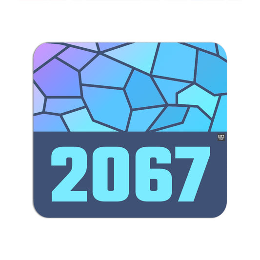 2067 Year Mousepad (Navy Blue)