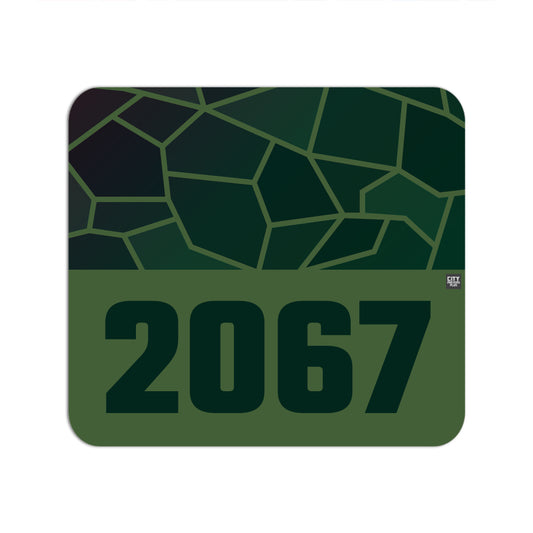2067 Year Mousepad (Olive Green)