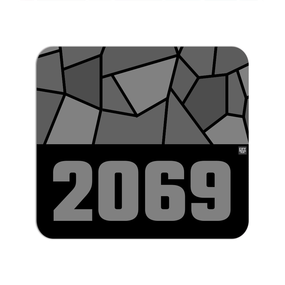 2069 Year Mousepad (Black)