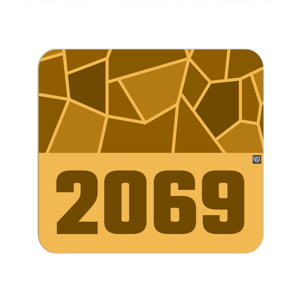 2069 Year Mousepad (Golden Yellow)