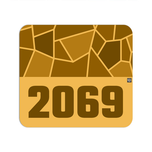2069 Year Mousepad (Golden Yellow)