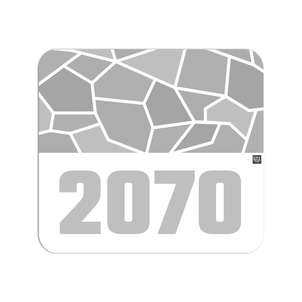 2070 Year Mousepad (White)