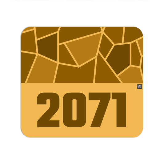 2071 Year Mousepad (Golden Yellow)