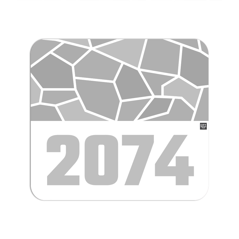 2074 Year Mousepad (White)