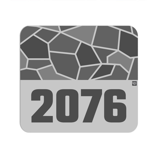 2076 Year Mousepad (Melange Grey)
