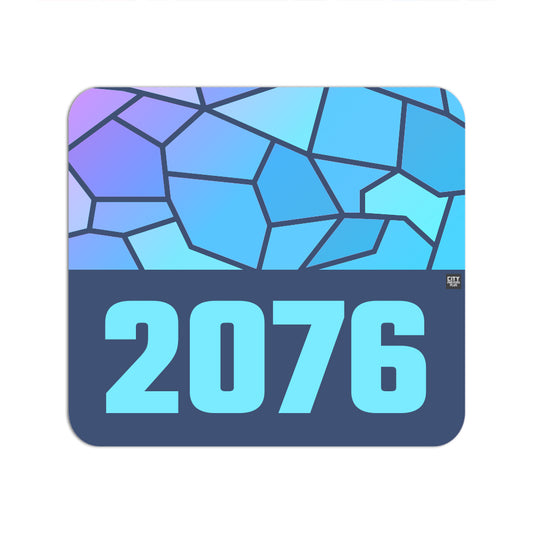 2076 Year Mousepad (Navy Blue)
