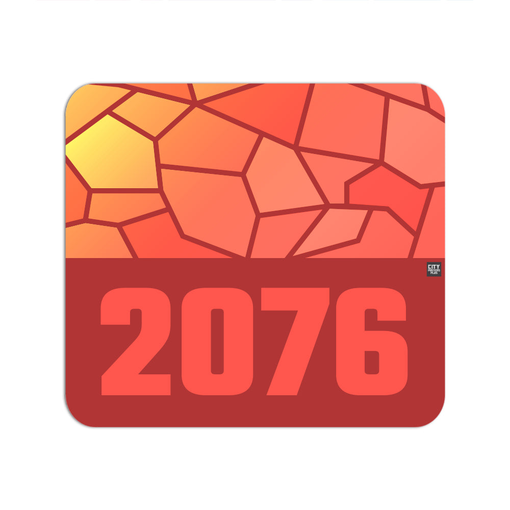 2076 Year Mousepad (Red)