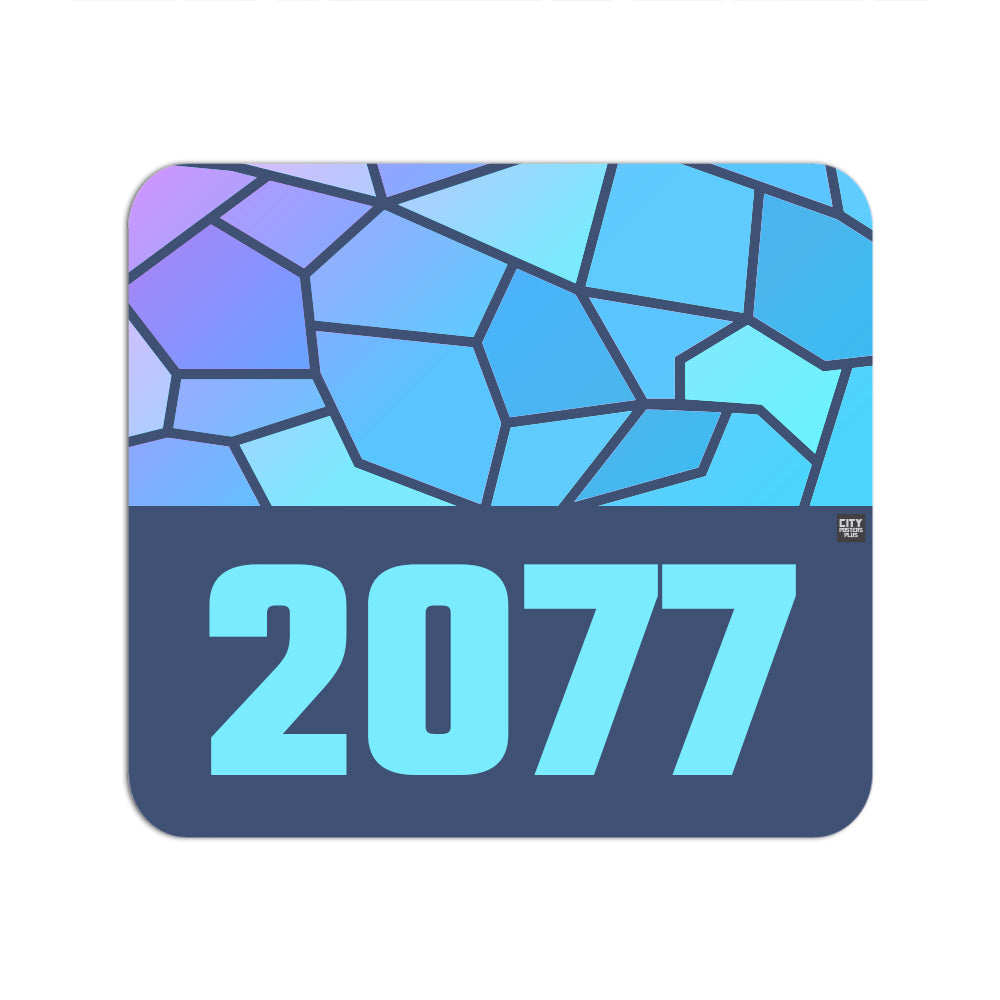 2077 Year Mousepad (Navy Blue)