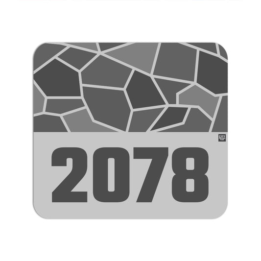 2078 Year Mousepad (Melange Grey)