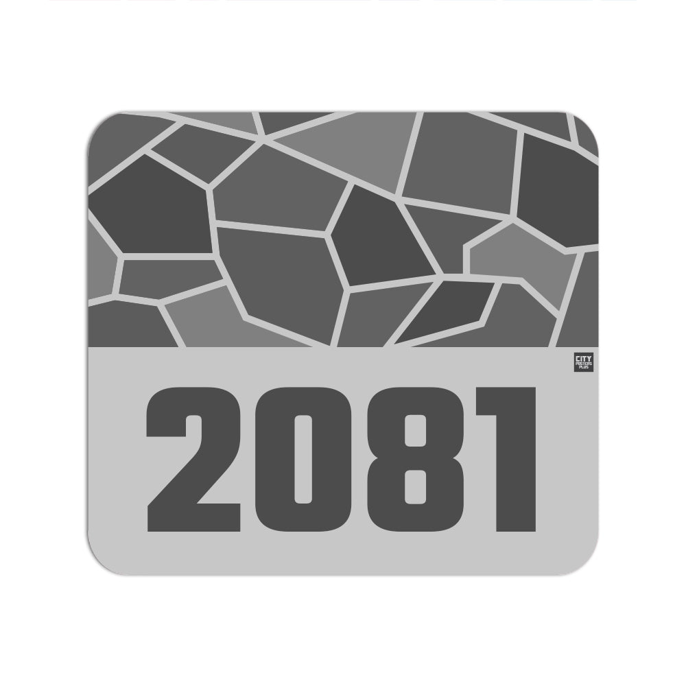 2081 Year Mousepad (Melange Grey)