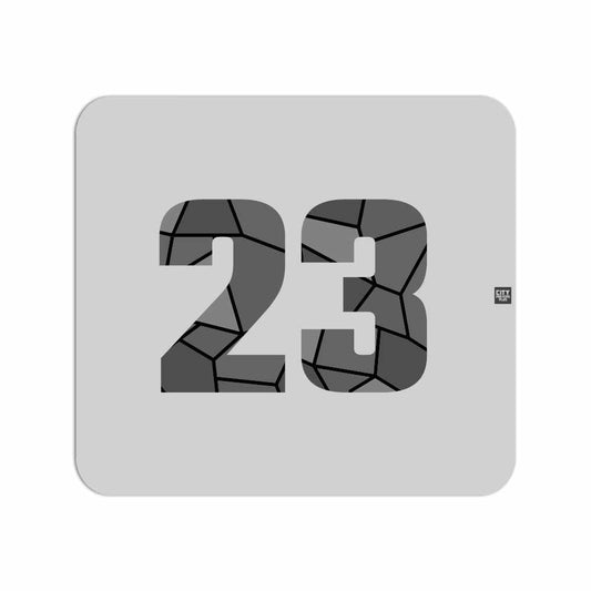 23 Number Mousepad (Melange Grey)
