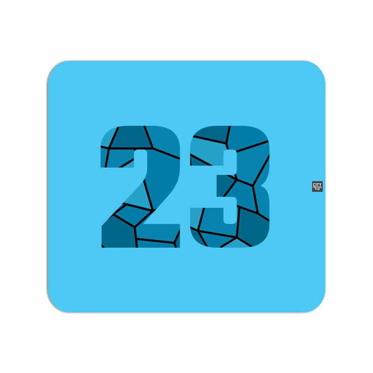 23 Number Mousepad (Sky Blue)