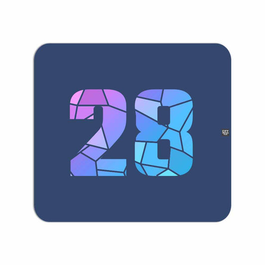 28 Number Mousepad (Navy Blue)