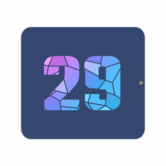 29 Number Mousepad (Navy Blue)