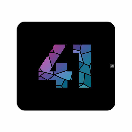 41 Number Mousepad (Black)