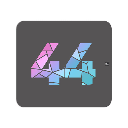 44 Number Mousepad (Charcoal Grey)