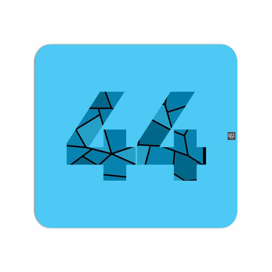 44 Number Mousepad (Sky Blue)