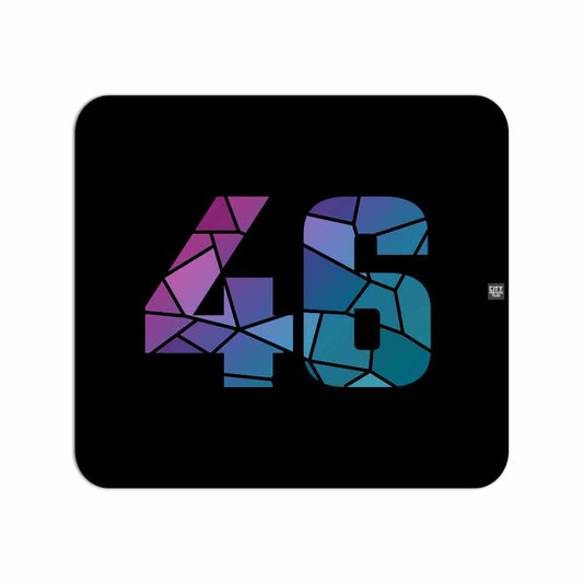 46 Number Mousepad (Black)
