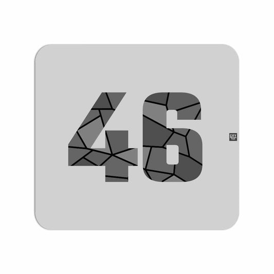 46 Number Mousepad (Melange Grey)