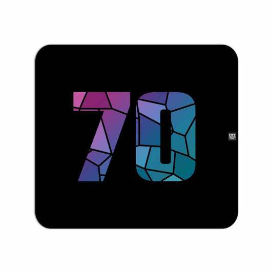 70 Number Mousepad (Black)