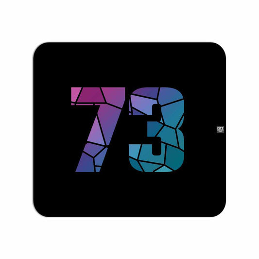 73 Number Mousepad (Black)