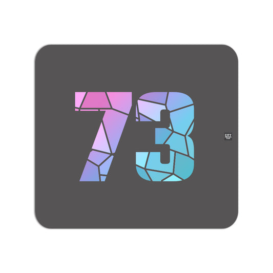 73 Number Mousepad (Charcoal Grey)