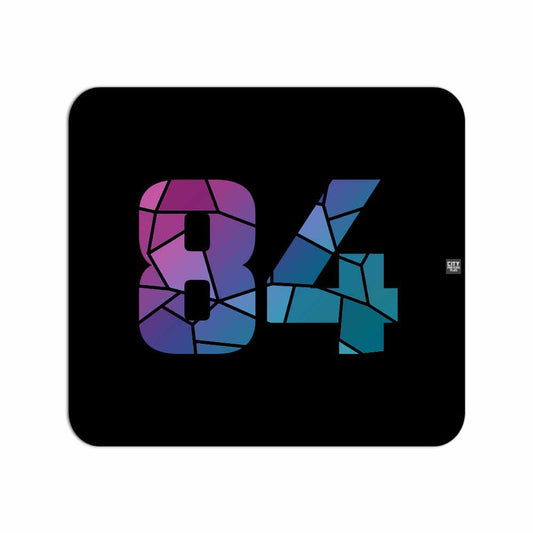 84 Number Mousepad (Black)