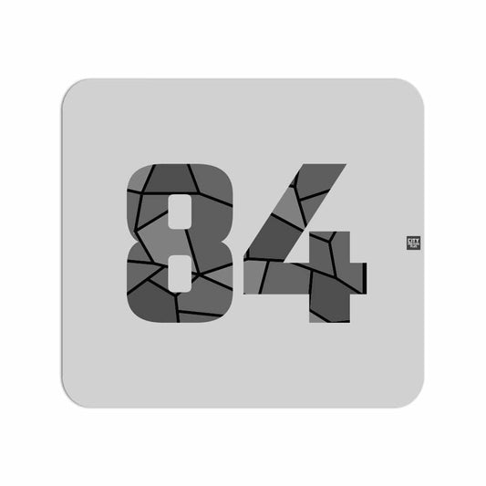 84 Number Mousepad (Melange Grey)