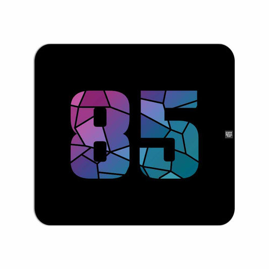 85 Number Mousepad (Black)