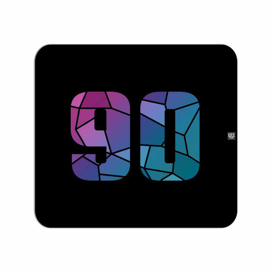 90 Number Mousepad (Black)