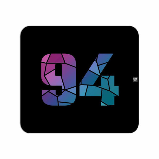 94 Number Mousepad (Black)