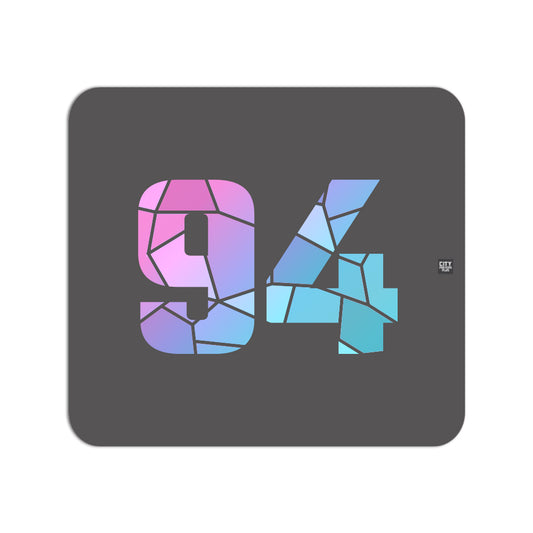 94 Number Mousepad (Charcoal Grey)