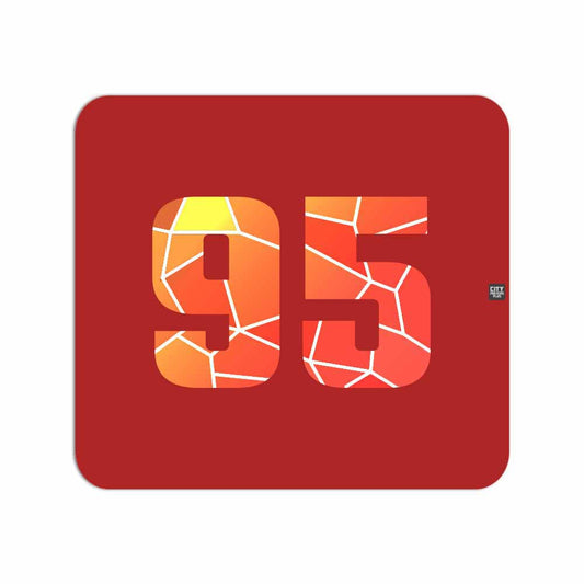 95 Number Mousepad (Red)